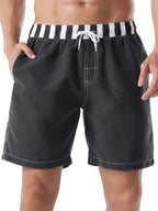 Men’s Shorts with Striped Elastic Waistband