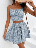 Women's Two-Piece Set with Floral Print